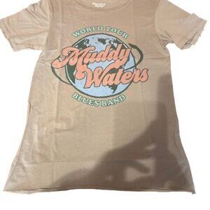 Muddy Waters Blues Band World Tour Recycled Karma women T-Shirt Medium‎